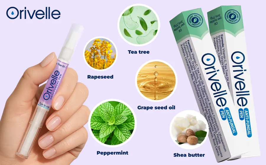 Orivelle pen with key botanical ingredients